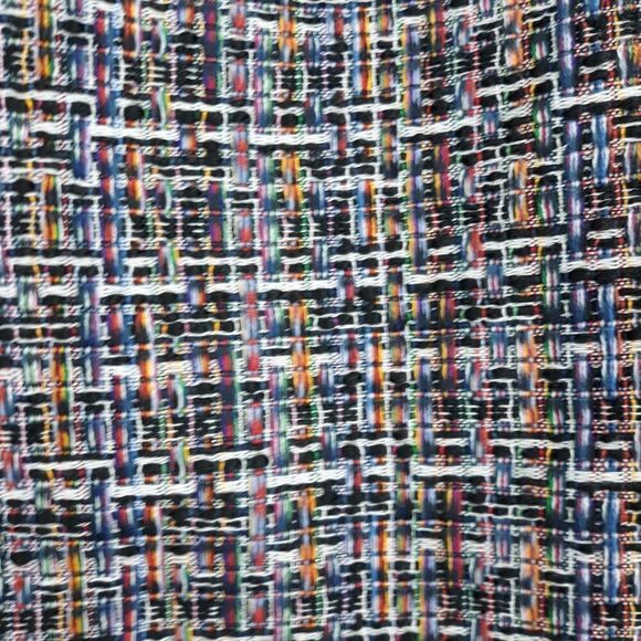 Sugarlips Schoolgirl Mini Wrap Frayed Rainbow Windowpane Plaid Skirt Sz L - Picture 10 of 14